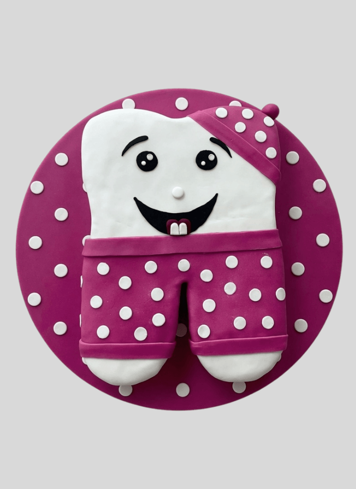 Dazzling Tooth Cake