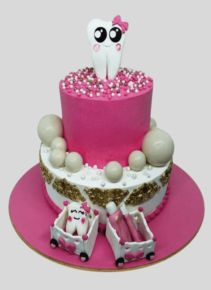 Enthralling Tooth Cake