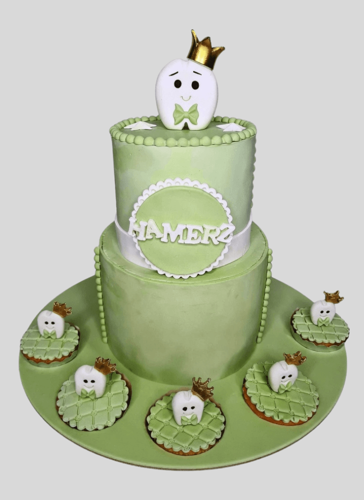 Enticing Tooth Cake