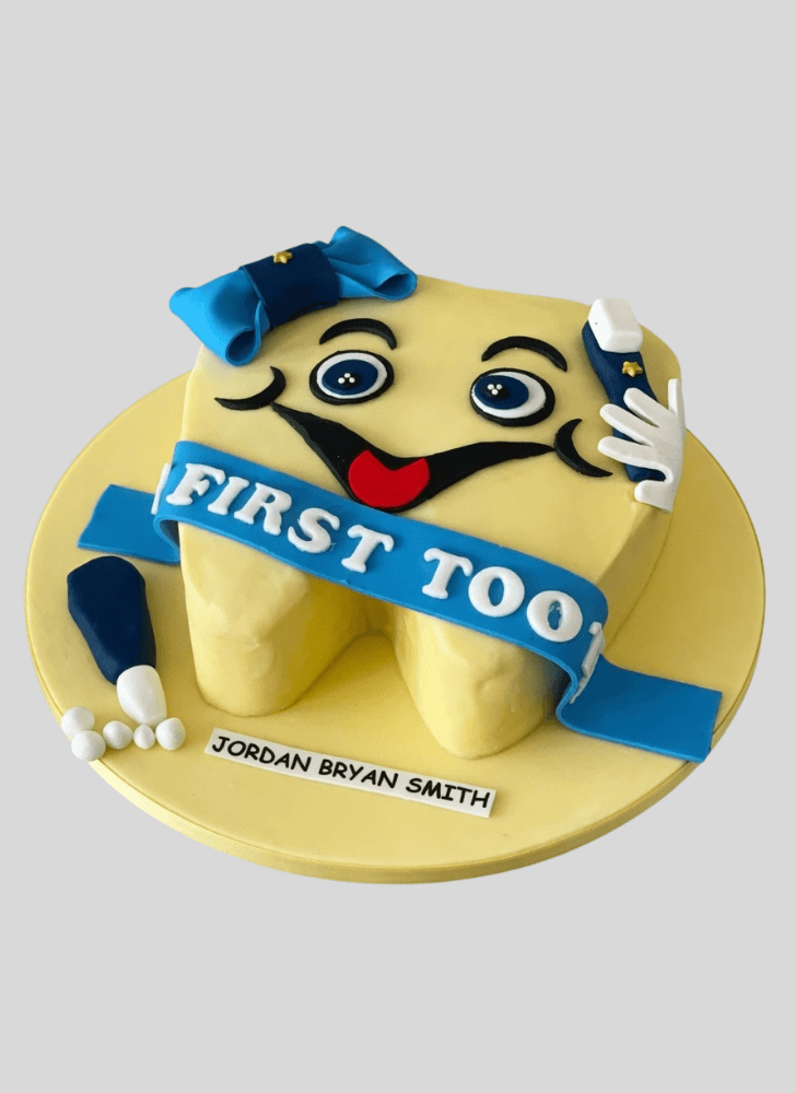 Inviting Tooth Cake