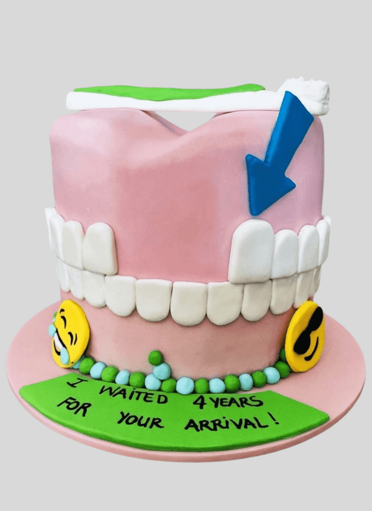 Radiant Tooth Cake