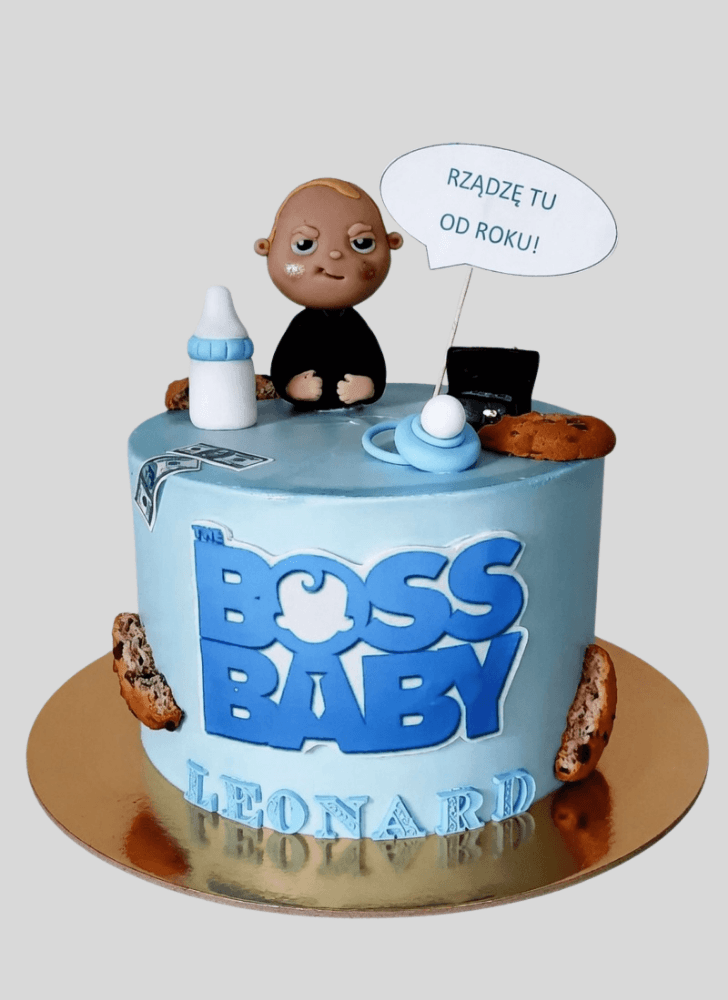 Classy The Boss Baby Cake