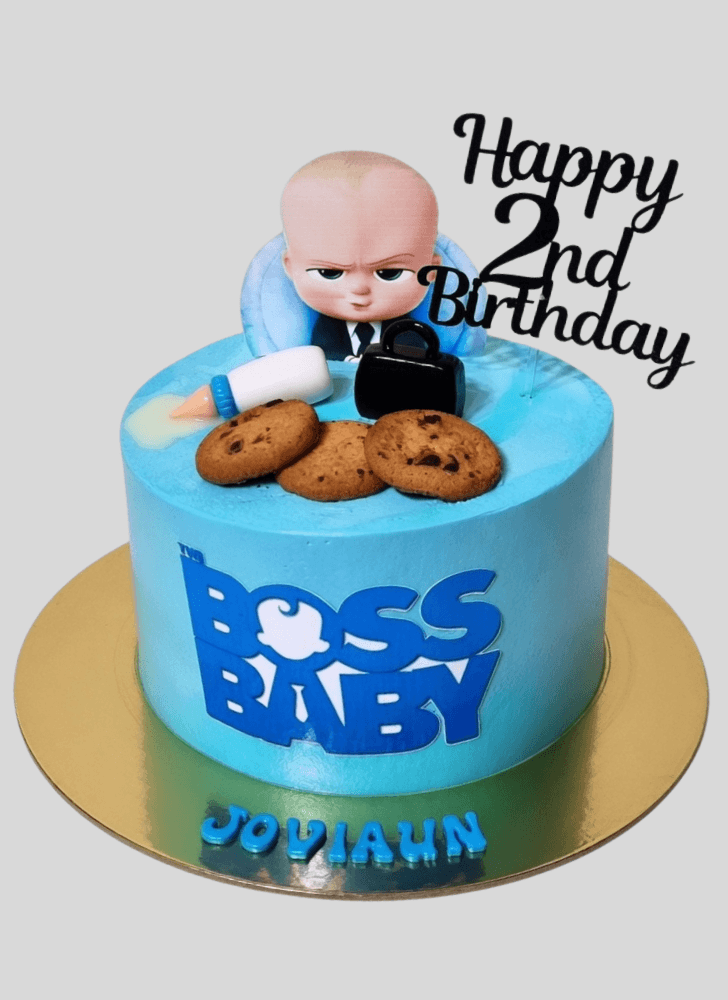 Delightful The Boss Baby Cake