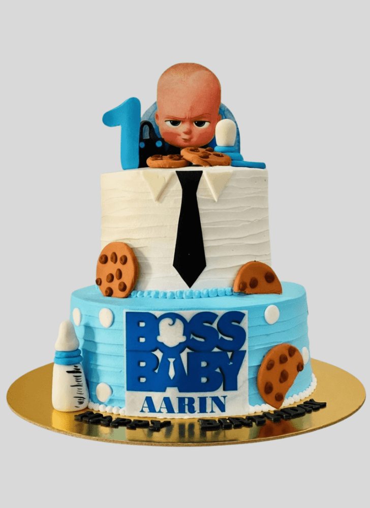 Elegant The Boss Baby Cake