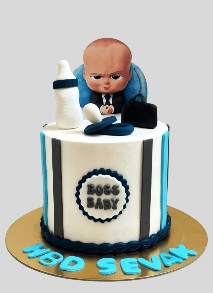 Handsome The Boss Baby Cake