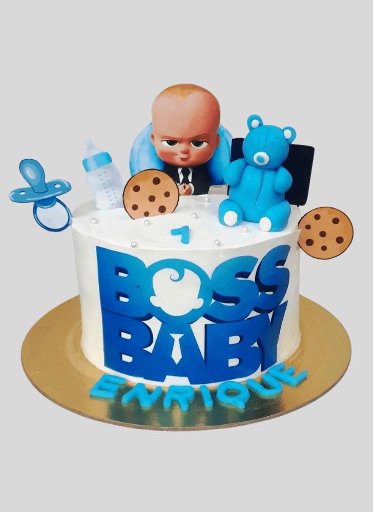 Magnetic The Boss Baby Cake