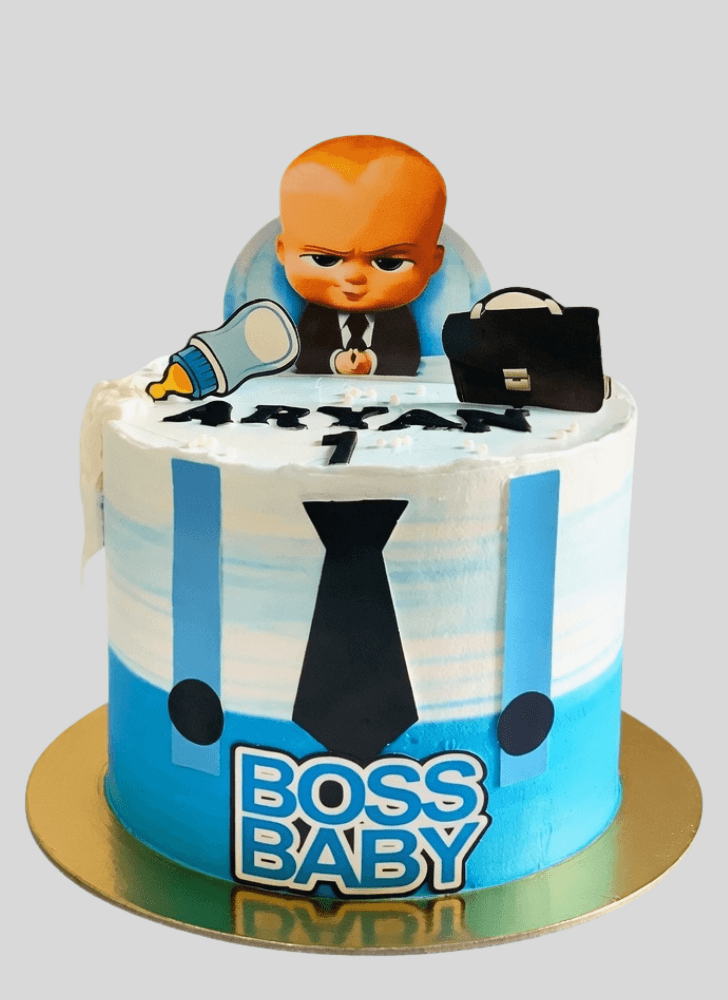 Resplendent The Boss Baby Cake