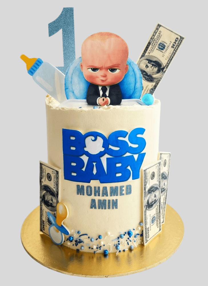 Shapely The Boss Baby Cake