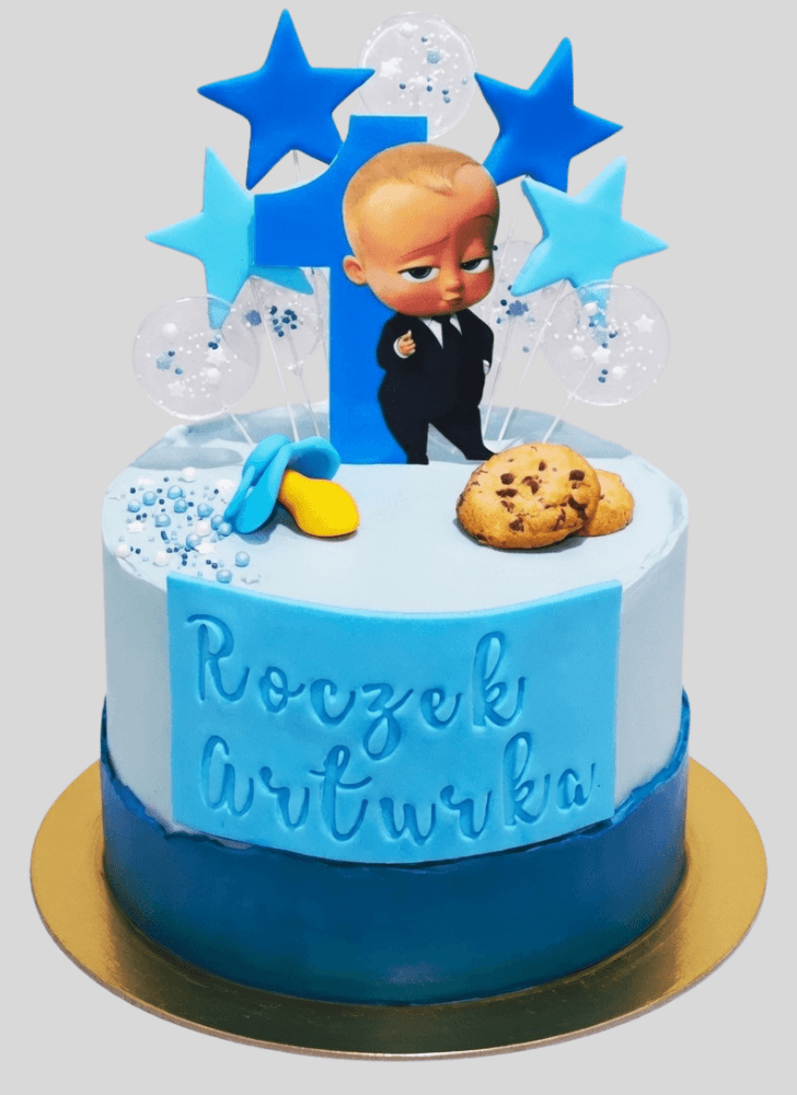 Slightly The Boss Baby Cake