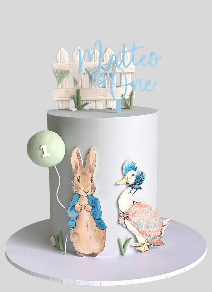Gorgeous Peter Rabbit Cake