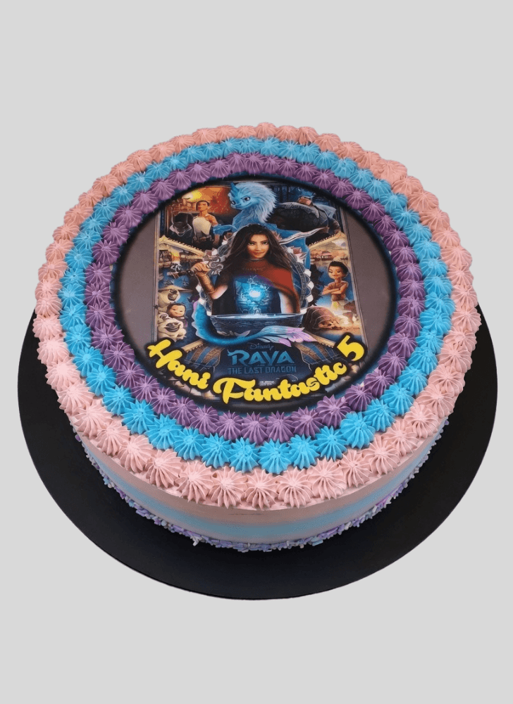 Adorable Raya and the Last Dragon Cake