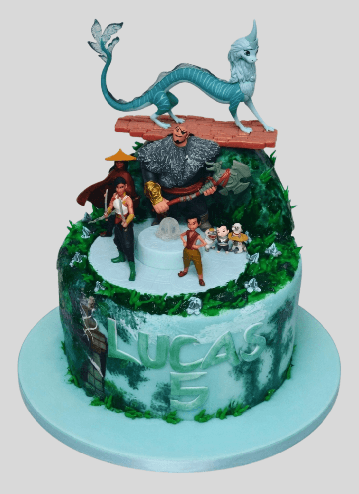 Alluring Raya and the Last Dragon Cake