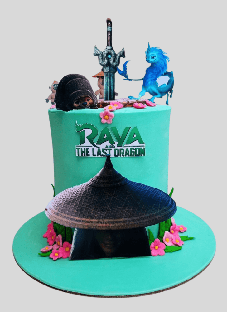 Beauteous Raya and the Last Dragon Cake