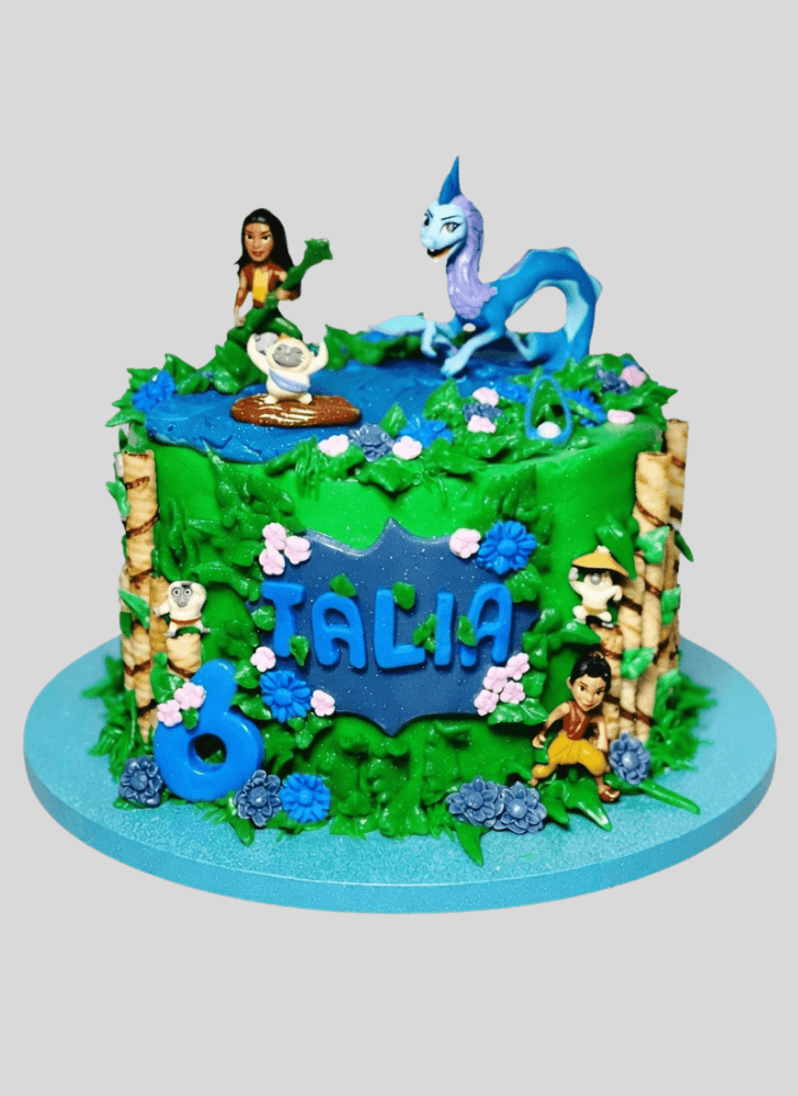 Bewitching Raya and the Last Dragon Cake