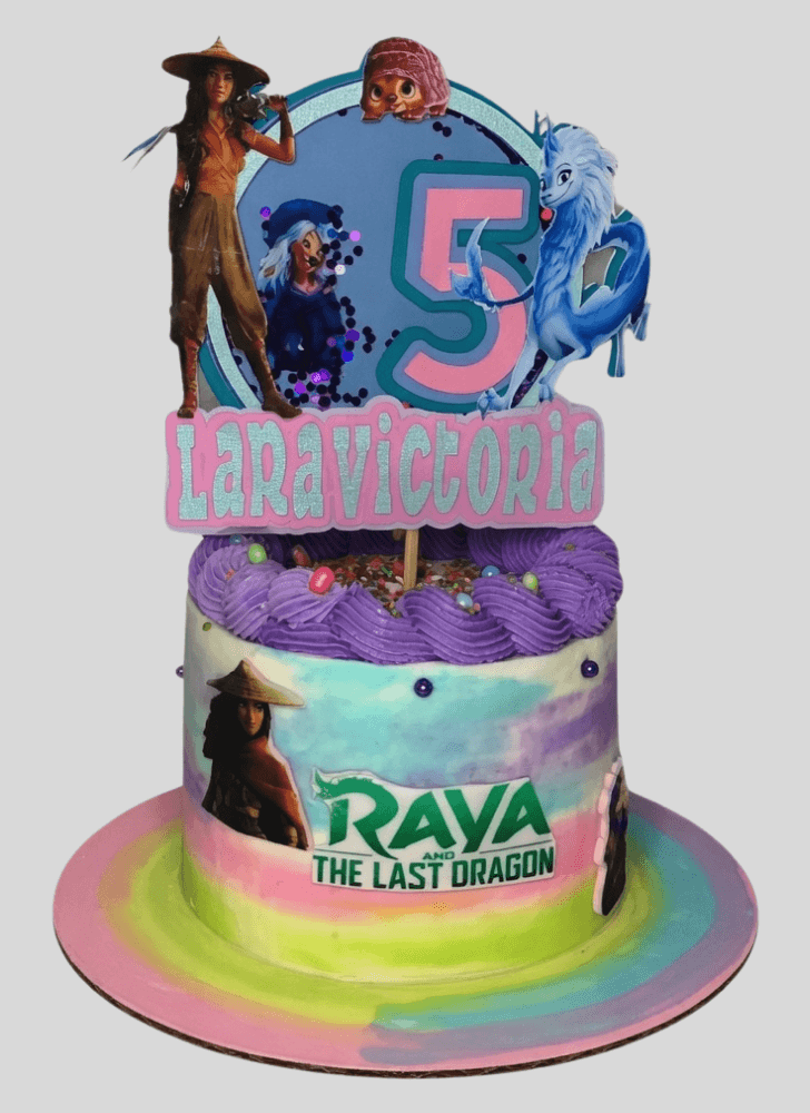 Captivating Raya and the Last Dragon Cake