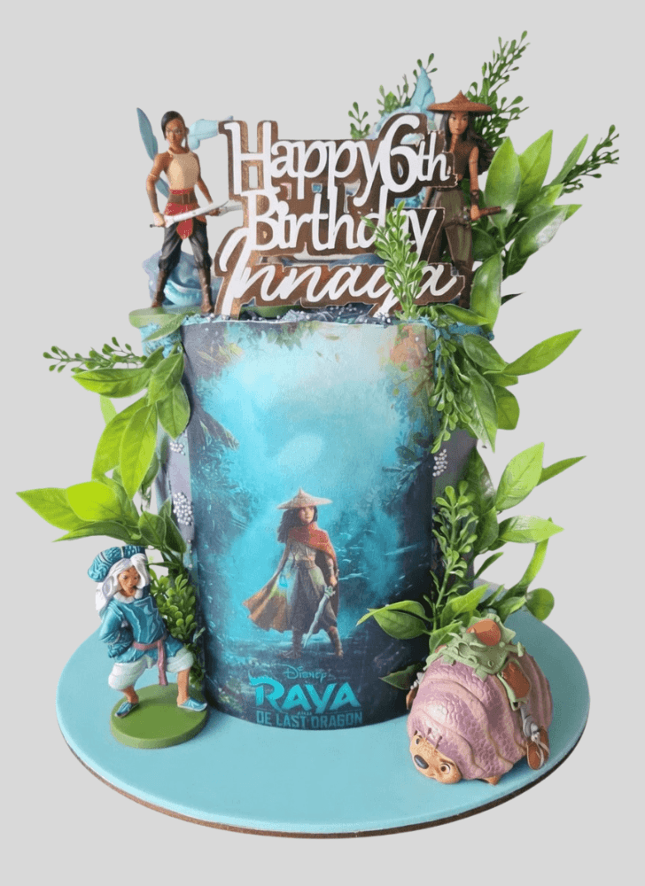 Delicate Raya and the Last Dragon Cake