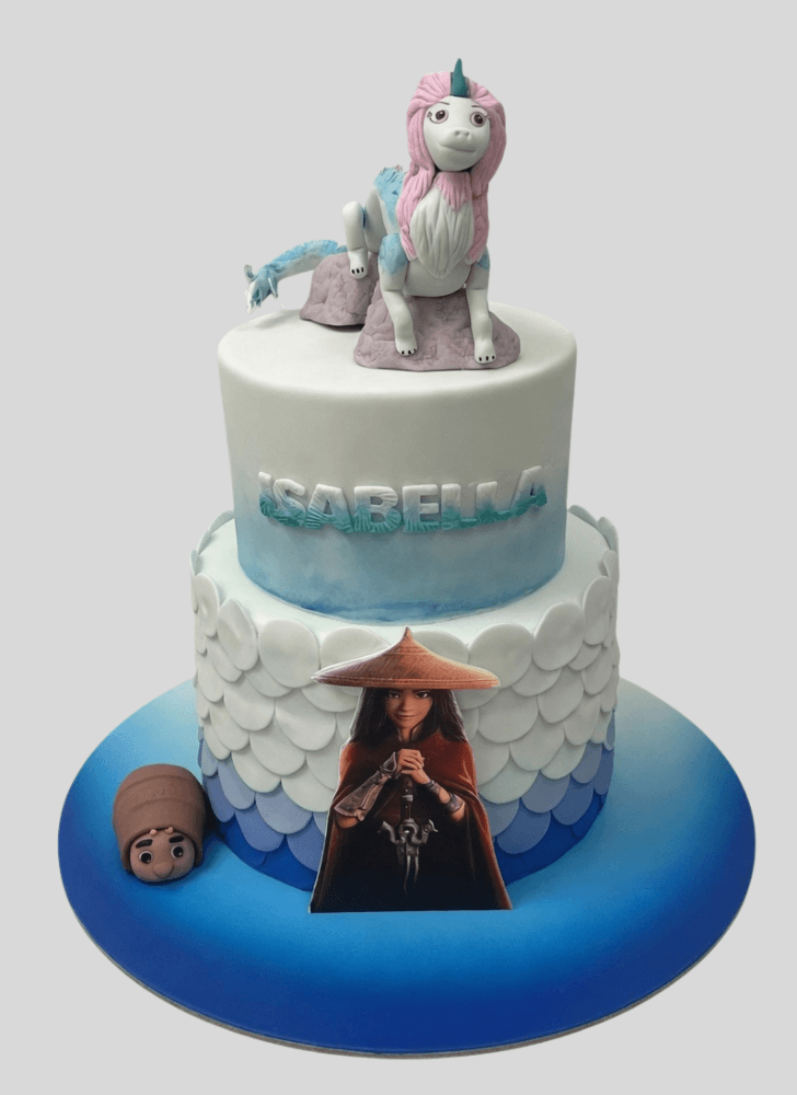 Fair Raya and the Last Dragon Cake