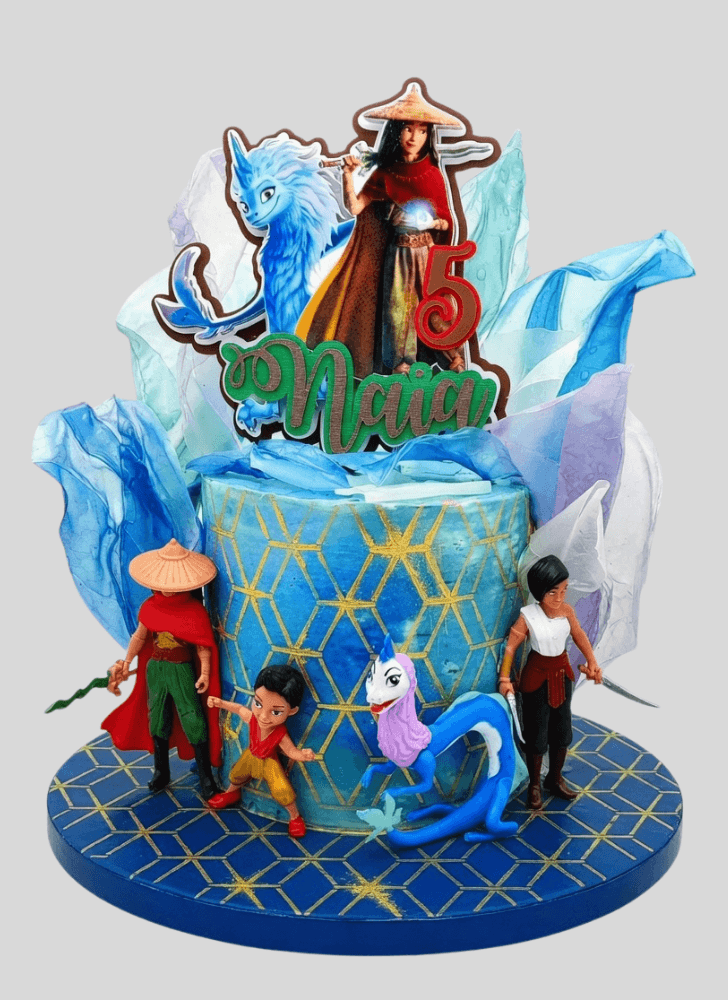 Fetching Raya and the Last Dragon Cake