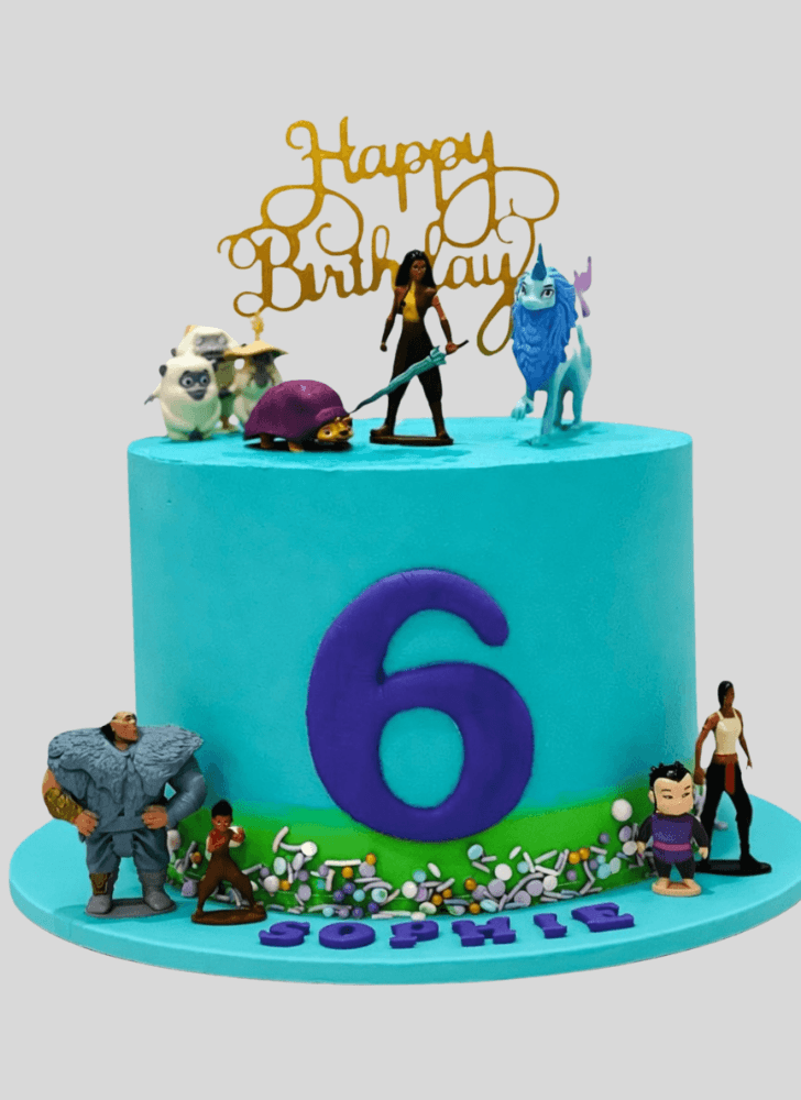 Fine Raya and the Last Dragon Cake