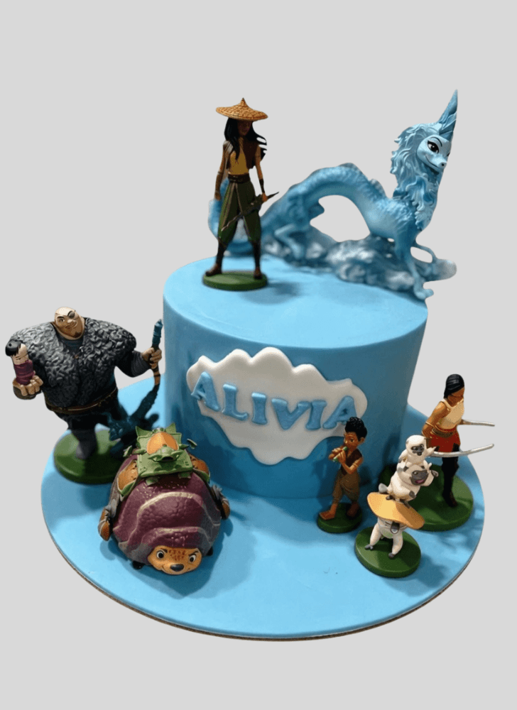 Magnetic Raya and the Last Dragon Cake