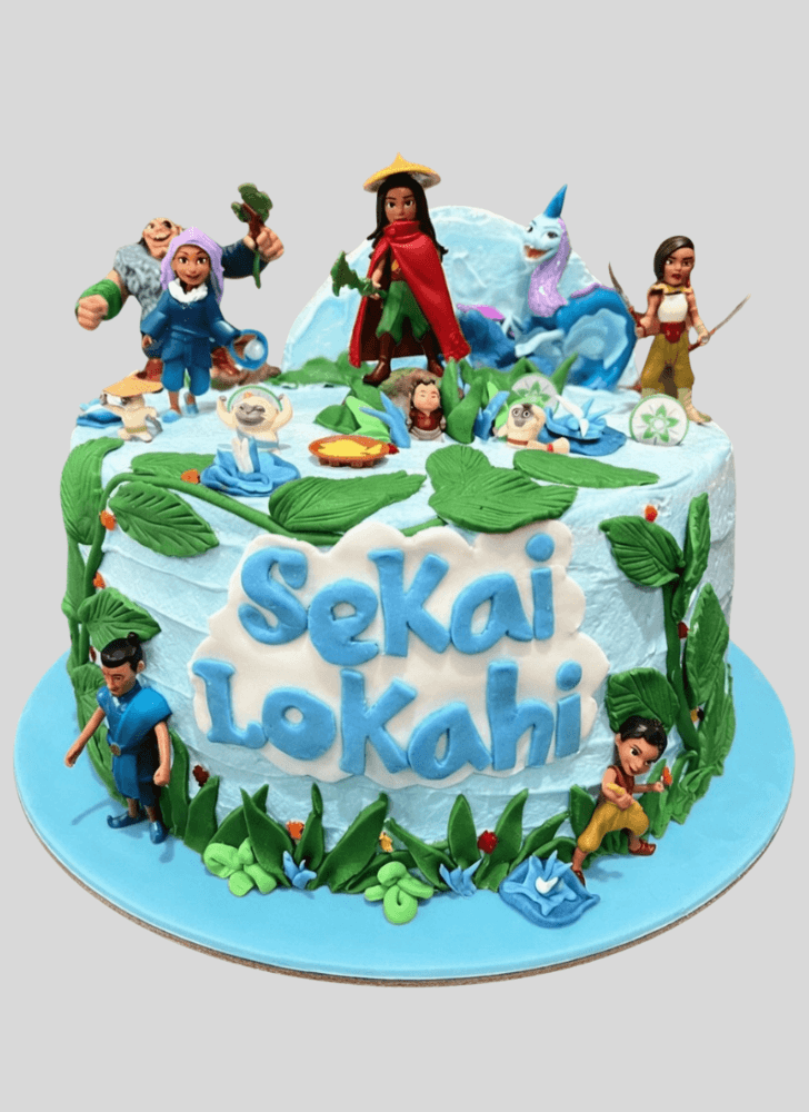 Mesmeric Raya and the Last Dragon Cake