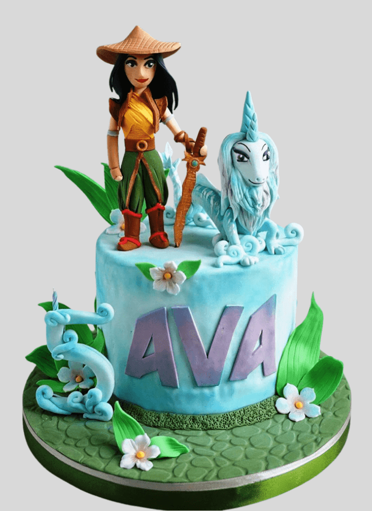 Pretty Raya and the Last Dragon Cake