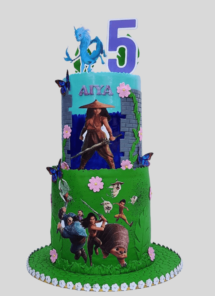 Radiant Raya and the Last Dragon Cake