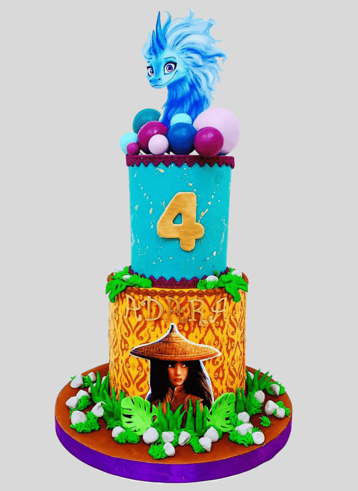 Resplendent Raya and the Last Dragon Cake