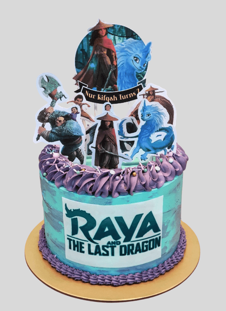 Slightly Raya and the Last Dragon Cake