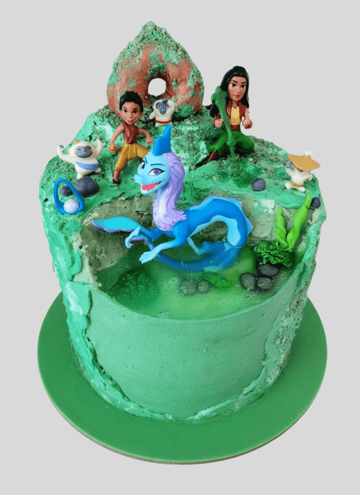 Superb Raya and the Last Dragon Cake