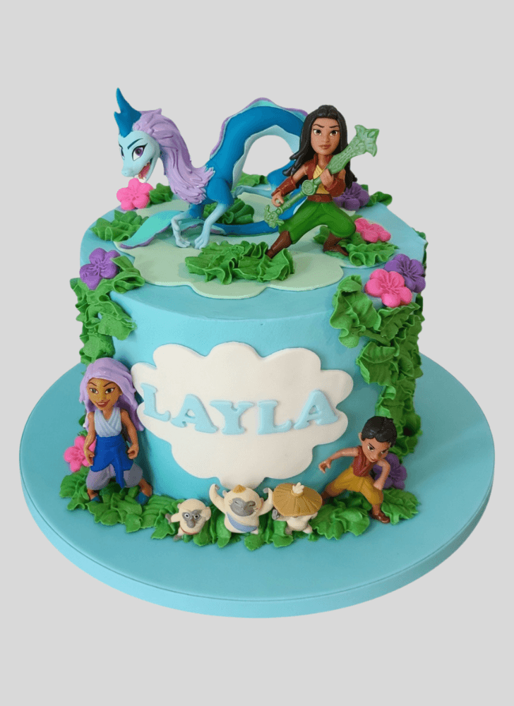 Wonderful Raya and the Last Dragon Cake Design