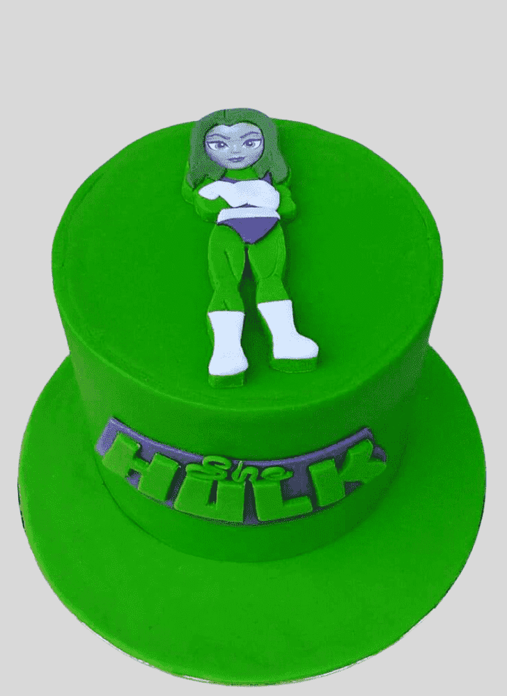 Beauteous She-Hulk Cake