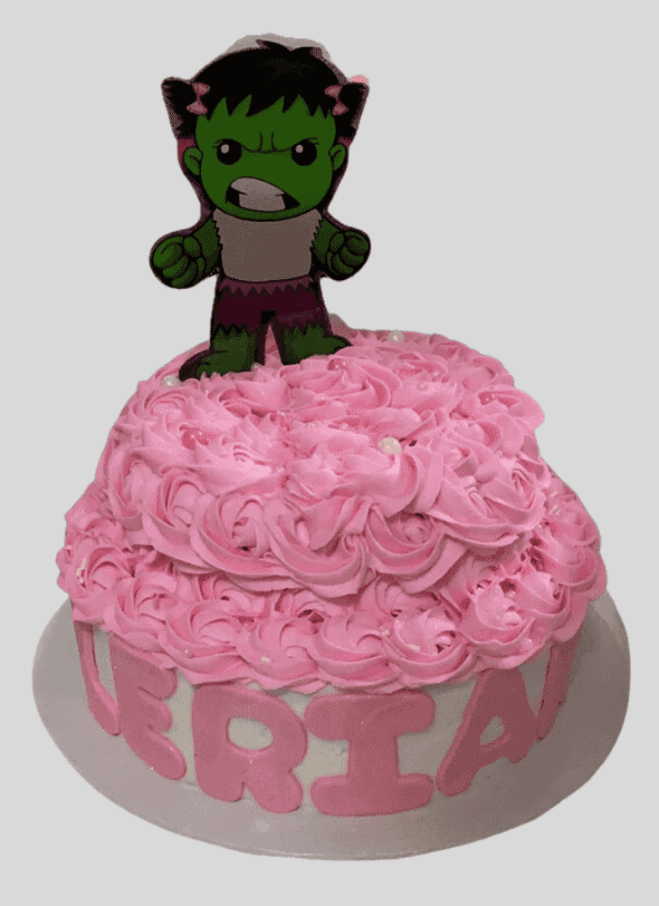 Charming She-Hulk Cake