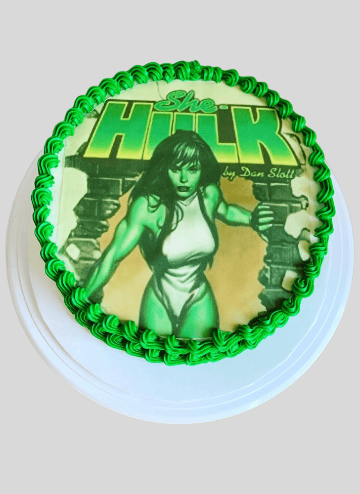 Divine She-Hulk Cake