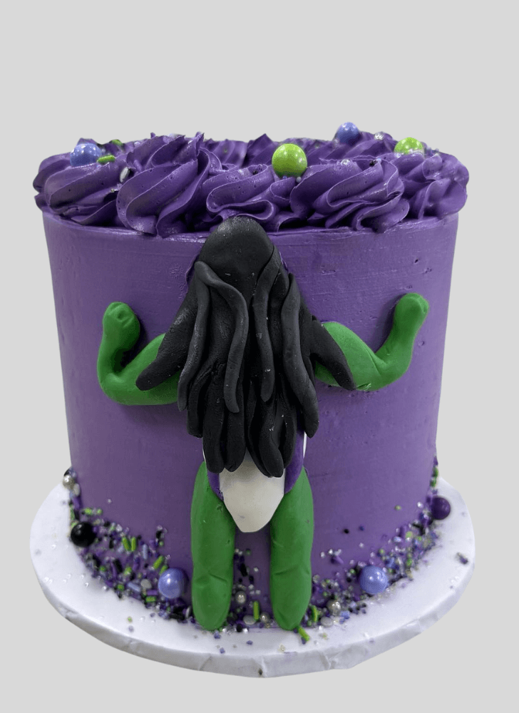 Excellent She-Hulk Cake
