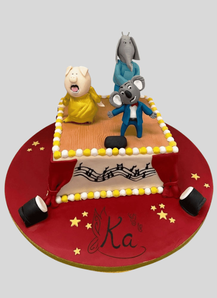 Admirable Sing Movie Cake Design