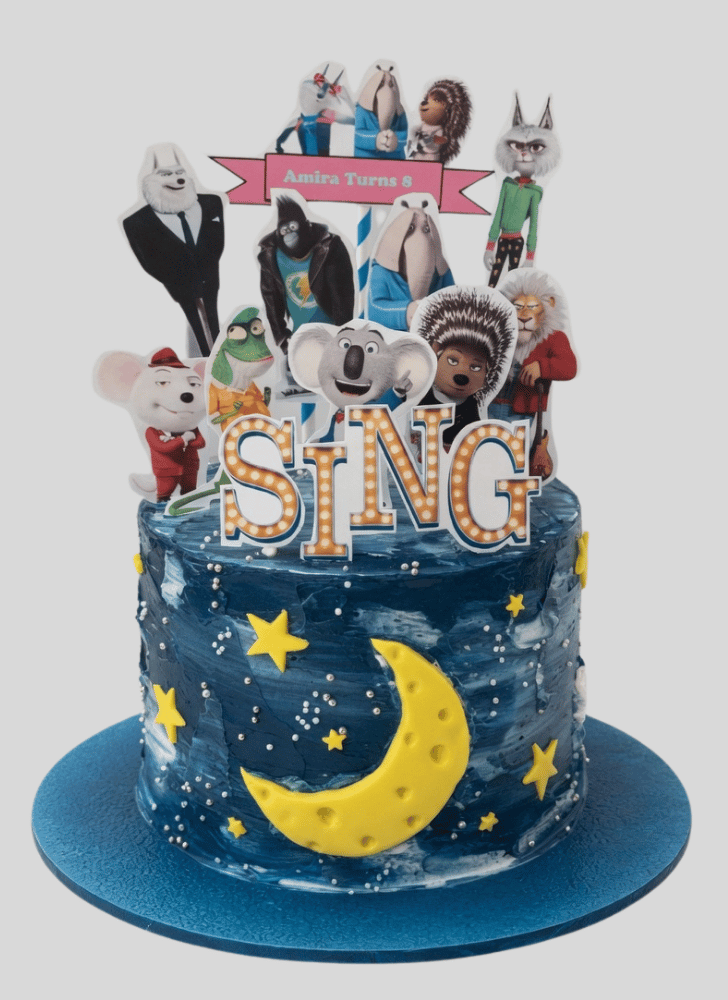 Adorable Sing Movie Cake