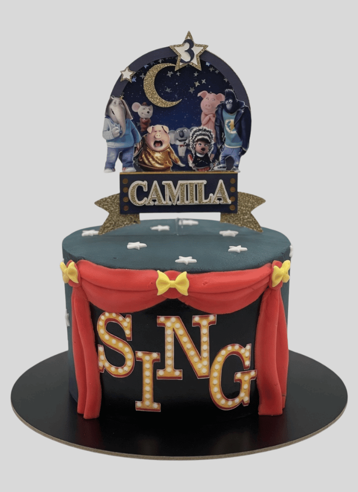 Alluring Sing Movie Cake