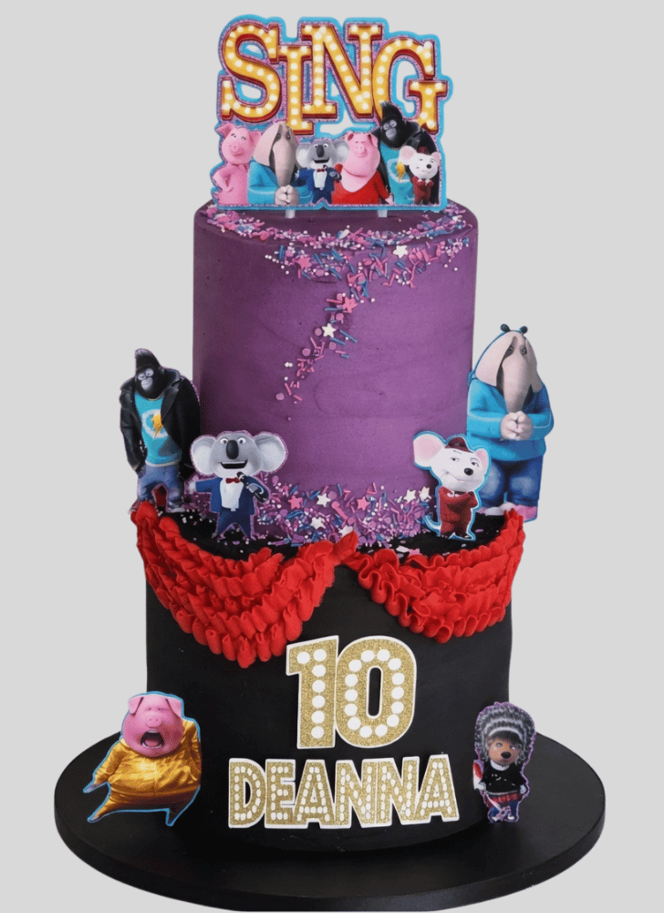 Bewitching Sing Movie Cake