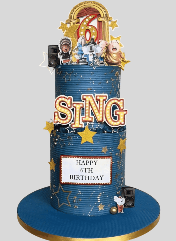 Charming Sing Movie Cake