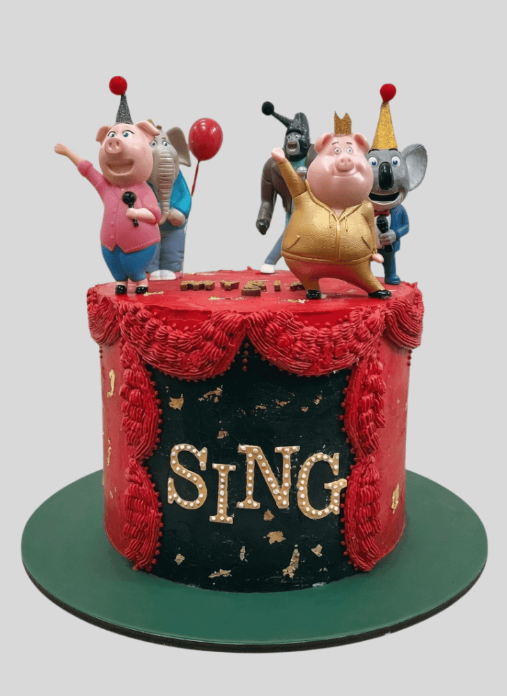 Cute Sing Movie Cake
