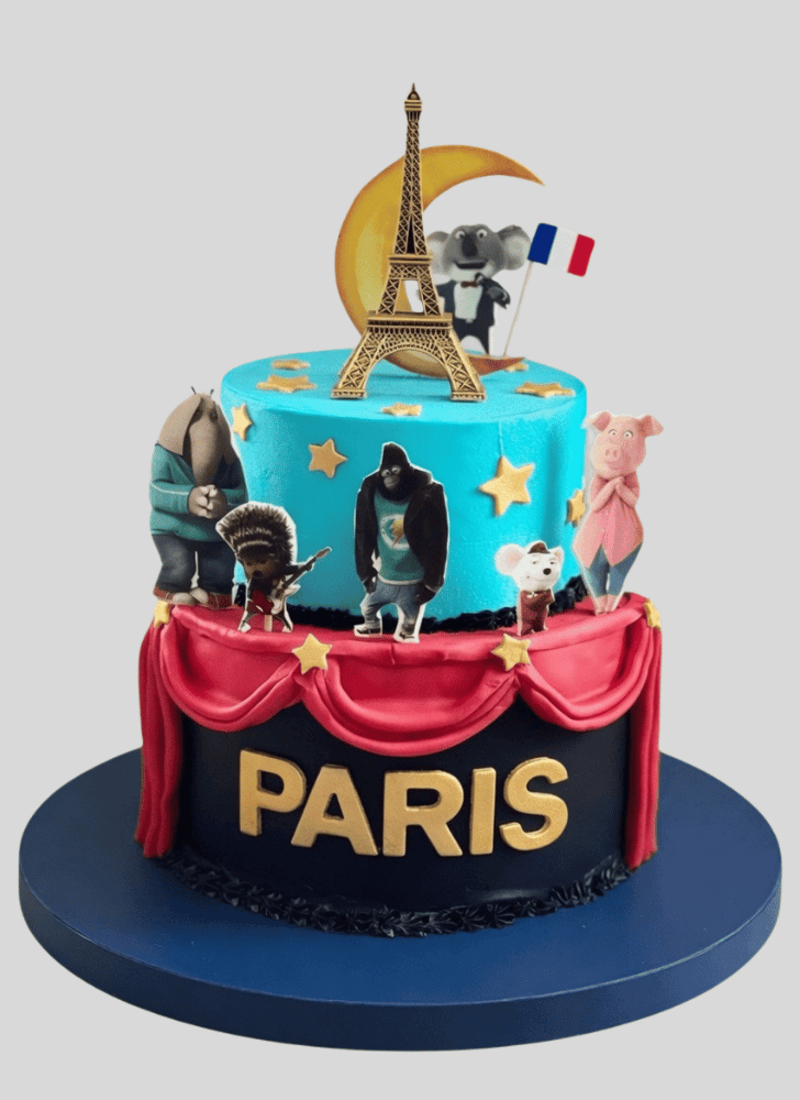 Delightful Sing Movie Cake