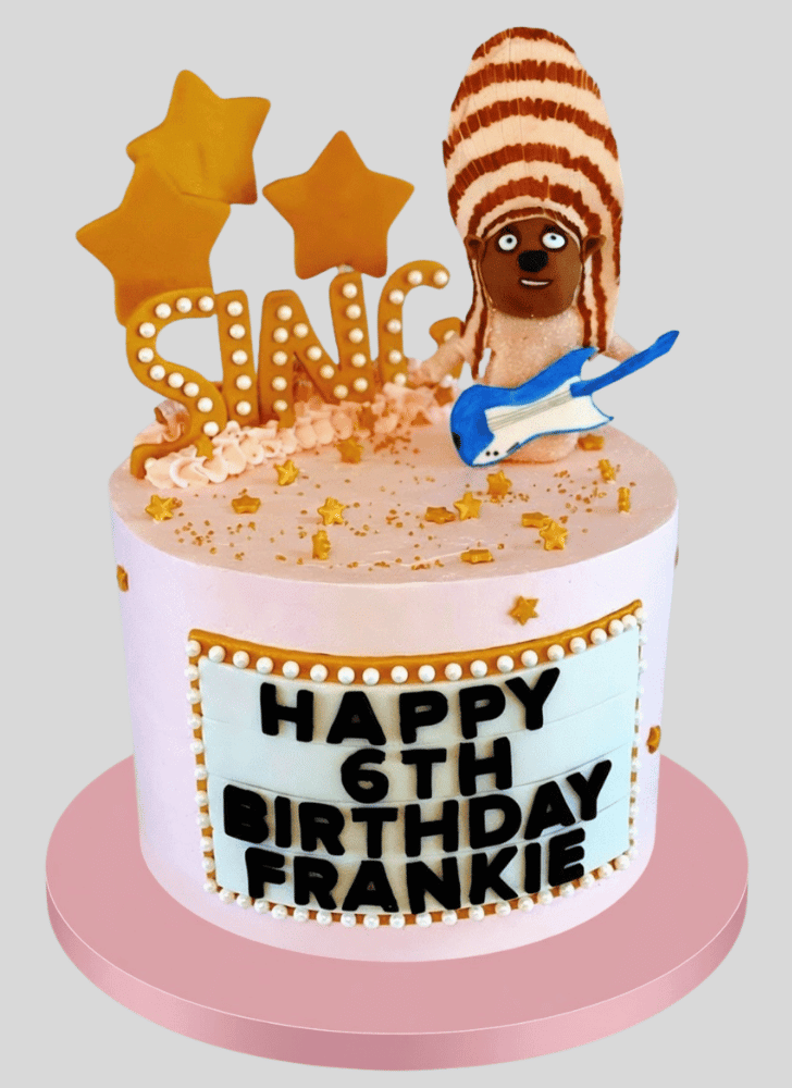 Excellent Sing Movie Cake
