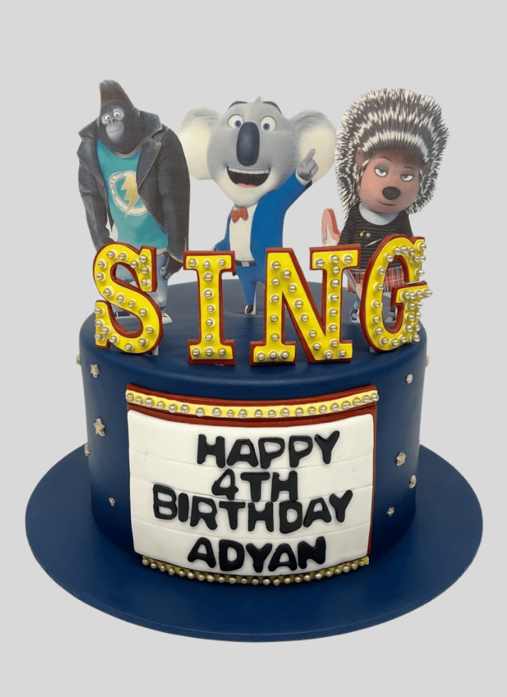 Fascinating Sing Movie Cake