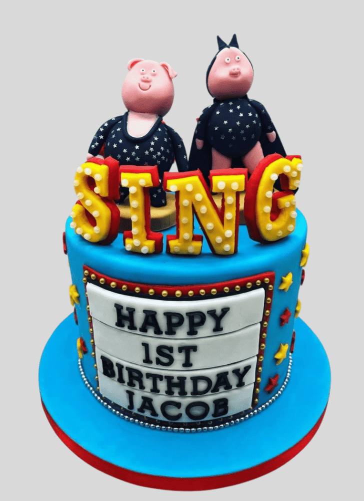 Graceful Sing Movie Cake