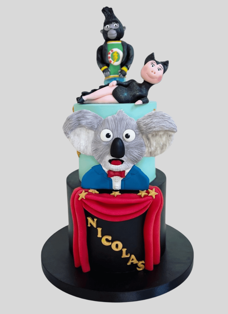 Mesmeric Sing Movie Cake