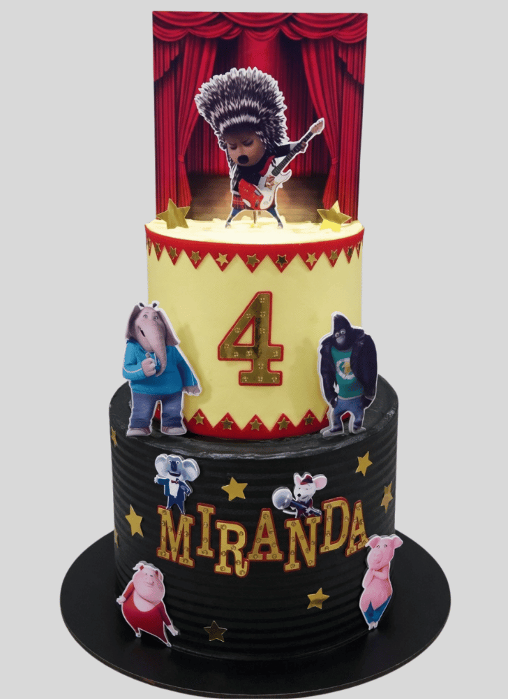 Radiant Sing Movie Cake