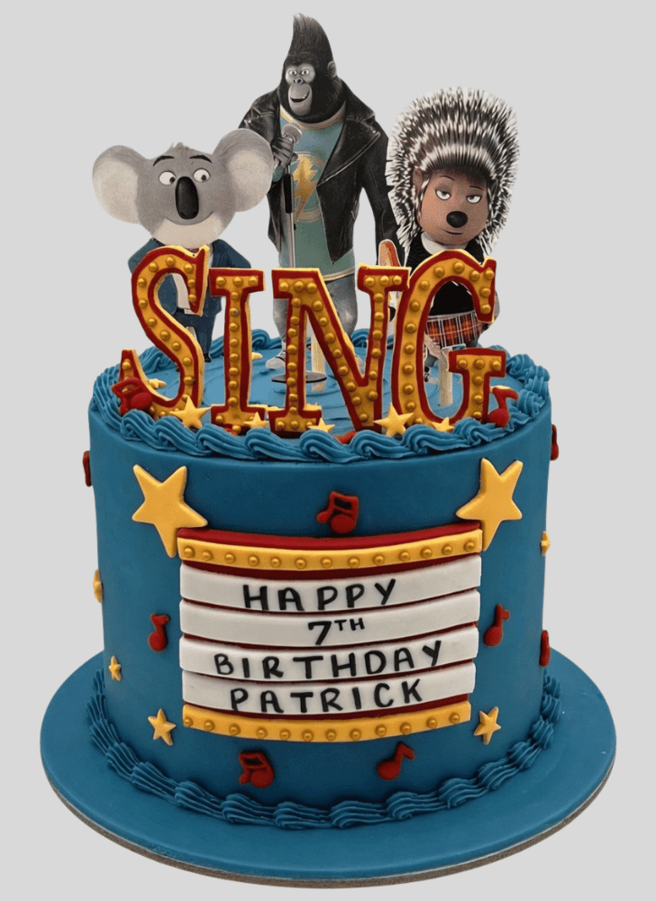 Refined Sing Movie Cake
