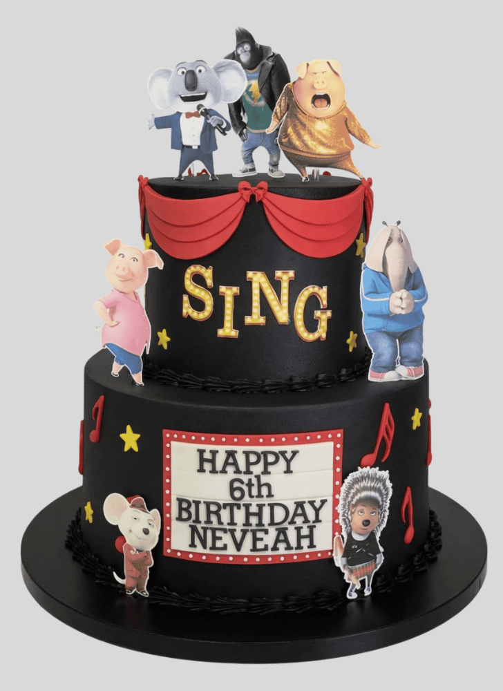 Superb Sing Movie Cake