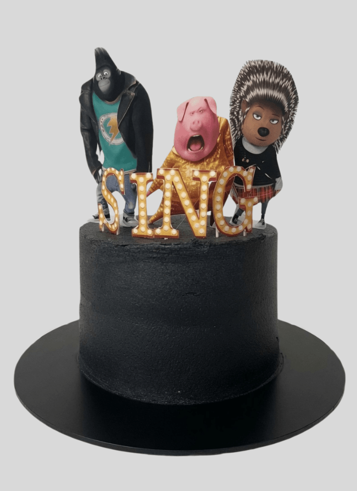Wonderful Sing Movie Cake Design